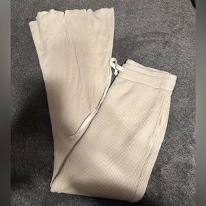 American Eagle Flare Waffle Knit Pants